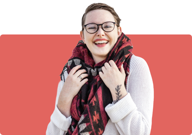 women drawing on board